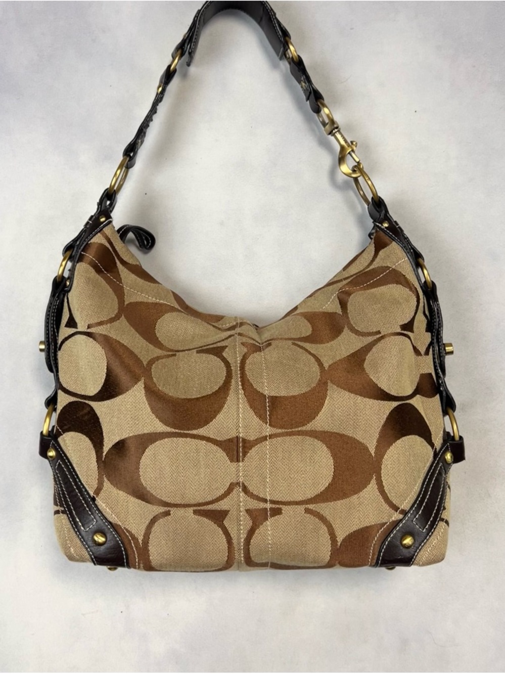 Coach vintage y2k monogram shoulder bag